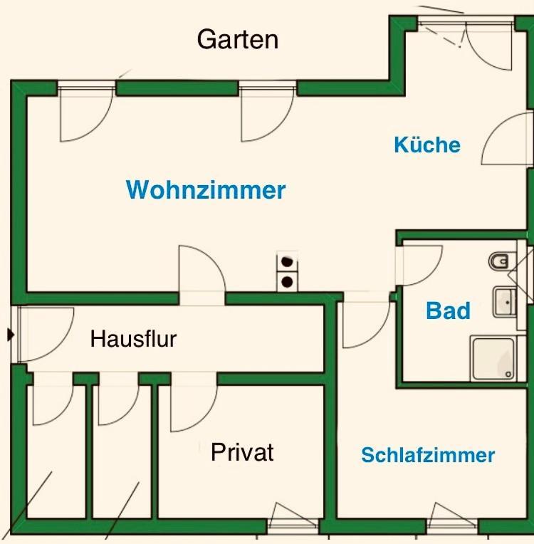 Ferienwohnung Green Garden Берлін Екстер'єр фото